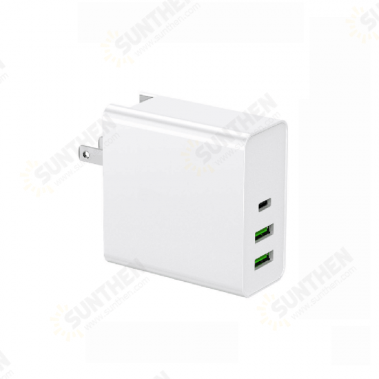 PD 60W 65W Multi-function Fast Charging USB Charger Adapter For iPhone X XS Huawei P30 Mate 20Pro Mi8 Mi9 S10 S10+