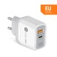 PD+QC3.0 20W USB Charger Travel Charger Adapter for iPhone 12 Pro Max for Samsung Galaxy Note S20 ultra Huawei Mate40 OnePlus 8 Pro