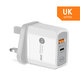 PD+QC3.0 20W USB Charger Travel Charger Adapter for iPhone 12 Pro Max for Samsung Galaxy Note S20 ultra Huawei Mate40 OnePlus 8 Pro