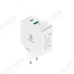 QC3.0 PD Type-C Dual USB Fast Charging USB Charger Adapter For iPhone X XS Xiaomi Mi9 Redmi 7A Huawei P30 QC3.0 PD Type-C Dual USB Fast Charging USB Charger Adapter For iPhone X XS Xiaomi Mi9 Redmi 7A Huawei P30