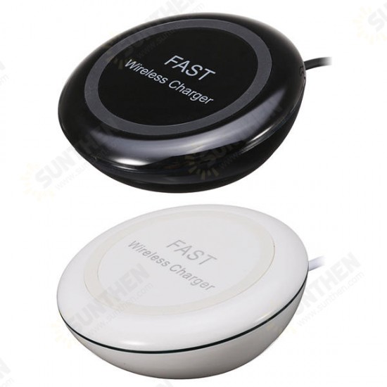 Wireless Fast Charger With LED Indicator For iPhone X 8Plus Samsung S7 S8 Note 8