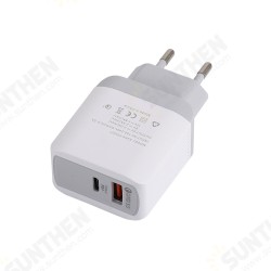 USB Charger QC3.0 PD18W Fast Charging For iPhone XS 11Pro Huawei P30 P40 Pro Mi10 S20+ Note 20 USB Charger QC3.0 PD18W Fast Charging For iPhone XS 11Pro Huawei P30 P40 Pro Mi10 S20+ Note 20