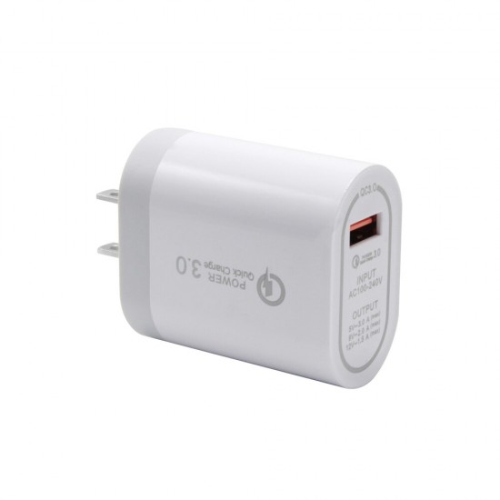 USB Charger QC3.0 Universal Fast Charging USB Charger For iPhone XS 11 Pro Mi10 Note 9S