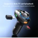 Bluetooth V5.0 FM Transmitter 20W PD+QC3.0 USB Car Charger 7Colors RGB Backlit Light LED Display Wireless Radio Adapter HiFi Music Play With Mic