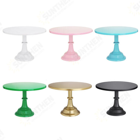 12inch Iron Round Cake Stand Pedestal Dessert Holder Cupcake Plates Wedding Party Cake Pan