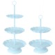 2 / 3 Ters Blue Cake Holder Cupcake Stand Birthday Wedding Party Display Holder Decorations