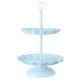 2 / 3 Ters Blue Cake Holder Cupcake Stand Birthday Wedding Party Display Holder Decorations