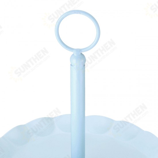 2 / 3 Ters Blue Cake Holder Cupcake Stand Birthday Wedding Party Display Holder Decorations