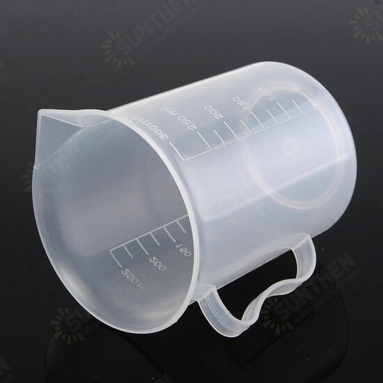 250ml Plastic Measuring Cup Clear Double Graduated Cylindrical Measuring Jug