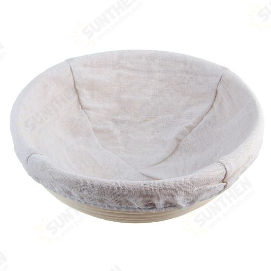 25cm Round Bread Proofing Basket Sourdough Proving Banneton Beginner Baking Tool