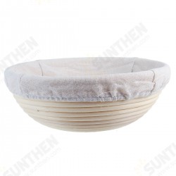 25cm Round Bread Proofing Basket Sourdough Proving Banneton Beginner Baking Tool 25cm Round Bread Proofing Basket Sourdough Proving Banneton Beginner Baking Tool
