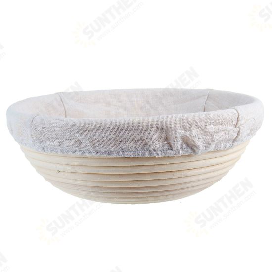 25cm Round Bread Proofing Basket Sourdough Proving Banneton Beginner Baking Tool