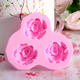 3 Flower Silicone Fondant Mold Cake Decorating Sugarcraft Mould