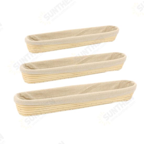 3 Size , 1-3 Pcs Breadboard Proofing Proving Baskets, Rattan Banneton Brotform Dough