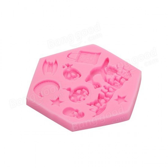 3D Coconut Palm Silicone Mold Fondant Mould Creative Baking Tools Accessories