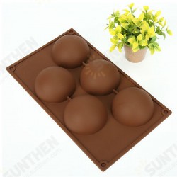 5 Cavity Silicone Bread Cake Chocolate Fondant Mold Mousse Pastry Baking Tools 5 Cavity Silicone Bread Cake Chocolate Fondant Mold Mousse Pastry Baking Tools