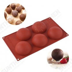5 Cavity Silicone Bread Cake Chocolate Fondant Mold Mousse Pastry Baking Tools 5 Cavity Silicone Bread Cake Chocolate Fondant Mold Mousse Pastry Baking Tools