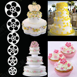 6Pcs Plum Flower Fondant Cake Sugarcraft Cutter Mold 6Pcs Plum Flower Fondant Cake Sugarcraft Cutter Mold
