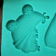 Baby Carriage Trolley Car School Bus Vehicle Silicone Wedding Cake Mold Decorating Mould