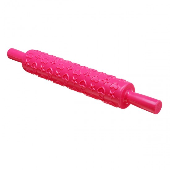 Baking Rolling Pin Christmas Creative Baking Biscuits Cookie Rolling Rod Pin Printing Mold