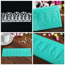 Christmas Tree Silicone Fondant Lace Mold Christmas Tree Silicone Fondant Lace Mold