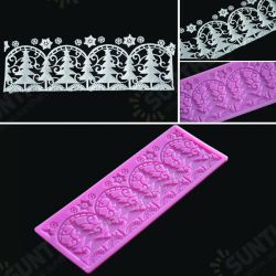 Christmas Tree Silicone Fondant Lace Mold Christmas Tree Silicone Fondant Lace Mold