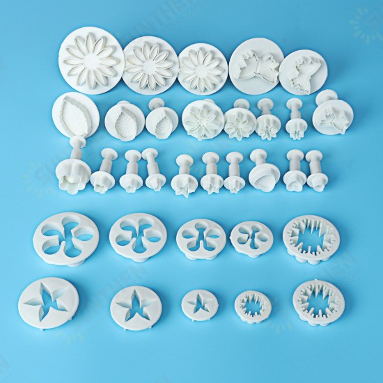 DIY Fondant Cake Cutter Embossing Mold Printing Tool Candy Biscuit Baking Set