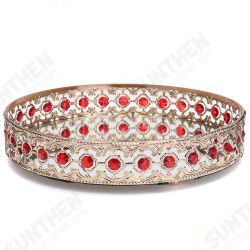 European Iron Mirror Tray Metal Glass Tray Living Room Light Luxury Plate Decoration Fruit plate Cake Plate European Iron Mirror Tray Metal Glass Tray Living Room Light Luxury Plate Decoration Fruit plate Cake Plate