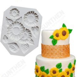 Food Grade Silicone Cake Mold DIY Chocalate Cookies Ice Tray Baking Tool Flowers And Leaves Shape Food Grade Silicone Cake Mold DIY Chocalate Cookies Ice Tray Baking Tool Flowers And Leaves Shape