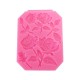 Food Grade Silicone Cake Mold DIY Chocalate Cookies Ice Tray Baking Tool Rose Shape