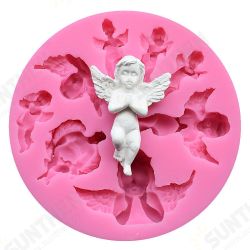 Food Grade Silicone Cake Mold DIY Chocalate Cookies Ice Tray Baking Tool Special Angel Shape Food Grade Silicone Cake Mold DIY Chocalate Cookies Ice Tray Baking Tool Special Angel Shape