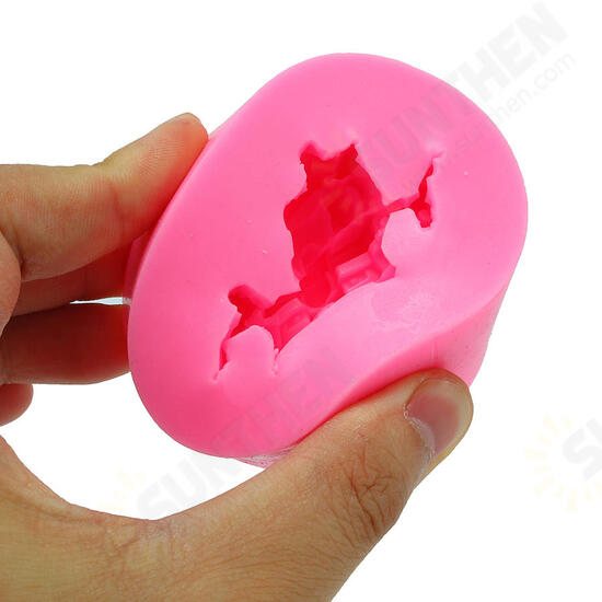 Food Grade Silicone Cake Mold DIY Chocalate Cookies Ice Tray Baking Tool Super Man Shape