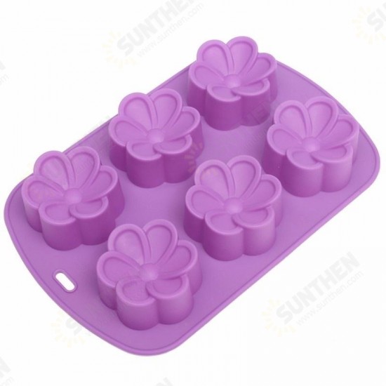 Homemade Flower Wedding Silicone Chocolate Cake Mold Cookie Gifts Soap Candy Mould Baking Mold Kitchen Tool DIY