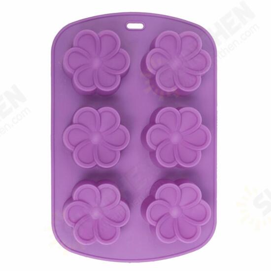 Homemade Flower Wedding Silicone Chocolate Cake Mold Cookie Gifts Soap Candy Mould Baking Mold Kitchen Tool DIY