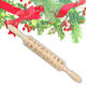 JM01687 Wooden Christmas Embossed Rolling Pin Dough Stick Baking Pastry Tool New Year Christmas Decoration