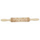 JM01688 Wooden Christmas Embossed Rolling Pin Dough Stick Baking Pastry Tool New Year Christmas Decoration