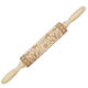 JM01688 Wooden Christmas Embossed Rolling Pin Dough Stick Baking Pastry Tool New Year Christmas Decoration