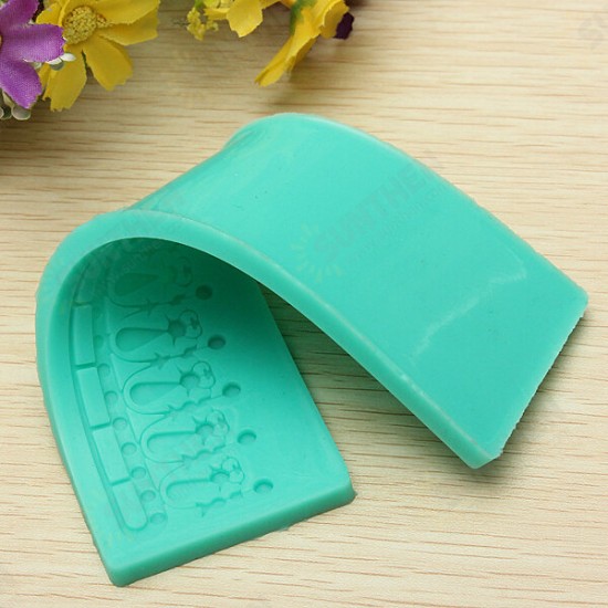 Lace Macaron Silicone Mold Fondant cake Baking Mat Sugarcraft