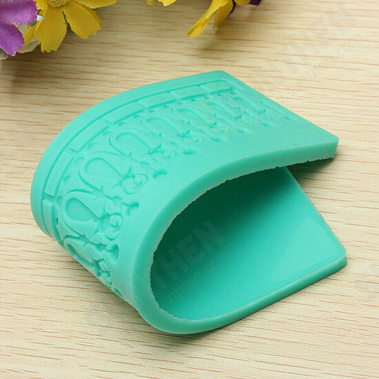 Lace Macaron Silicone Mold Fondant cake Baking Mat Sugarcraft