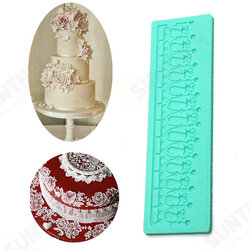 Lace Macaron Silicone Mold Fondant cake Baking Mat Sugarcraft Lace Macaron Silicone Mold Fondant cake Baking Mat Sugarcraft