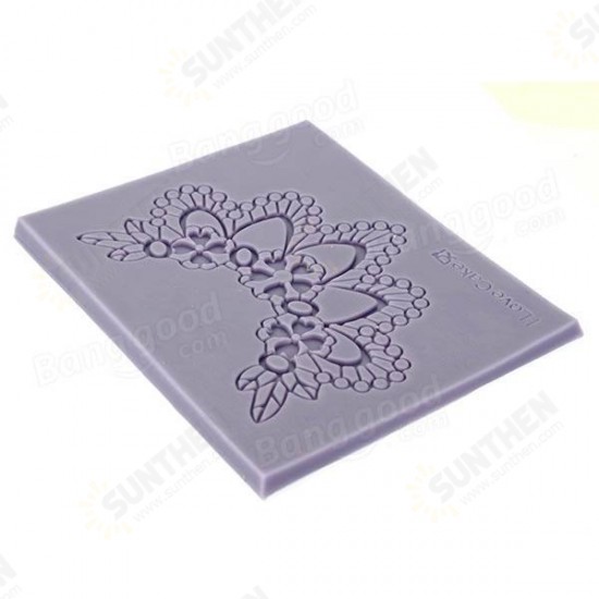 Silicone Fondant Mold Lace Flower Fondant Cake Mould Silicone Fondant Mould Decoration Chocolate