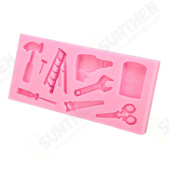 Tools Silicone Fondant Mold Chocolate Polymer Clay Mould