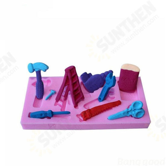 Tools Silicone Fondant Mold Chocolate Polymer Clay Mould