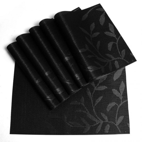 Washable Placemat for Dining Table Creative Heat Insulation Stain Resistant Anti-skid Eat Mats