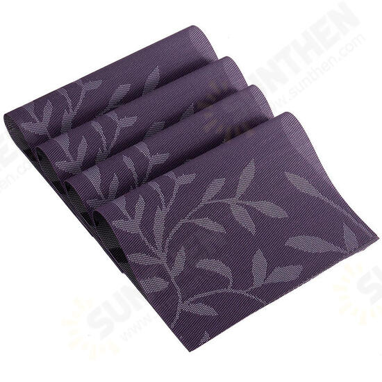 Washable Placemat for Dining Table Creative Heat Insulation Stain Resistant Anti-skid Eat Mats