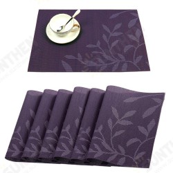 Washable Placemat for Dining Table Creative Heat Insulation Stain Resistant Anti-skid Eat Mats Washable Placemat for Dining Table Creative Heat Insulation Stain Resistant Anti-skid Eat Mats