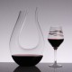 1.5L Wine Champange Glass Decanter U-shaped Bottle Jug Pourer Aerator Lead Free Crystal Glass