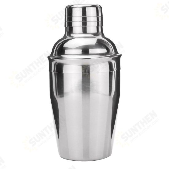 350mL Bar Drink Cocktail Shaker Jigger Mixer Sets Stainless Steel Bartender Tool Kit