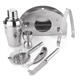 350mL Bar Drink Cocktail Shaker Jigger Mixer Sets Stainless Steel Bartender Tool Kit