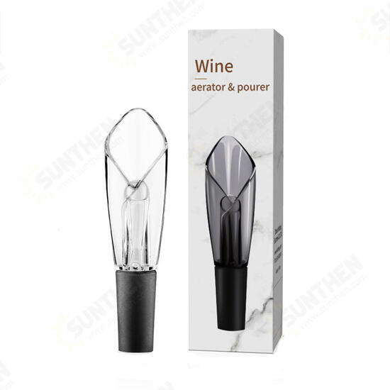 WP-011 W-ine White Aerator & Pourer Bottle Stopper Bottles Stopper Decanter Pourer Aerating